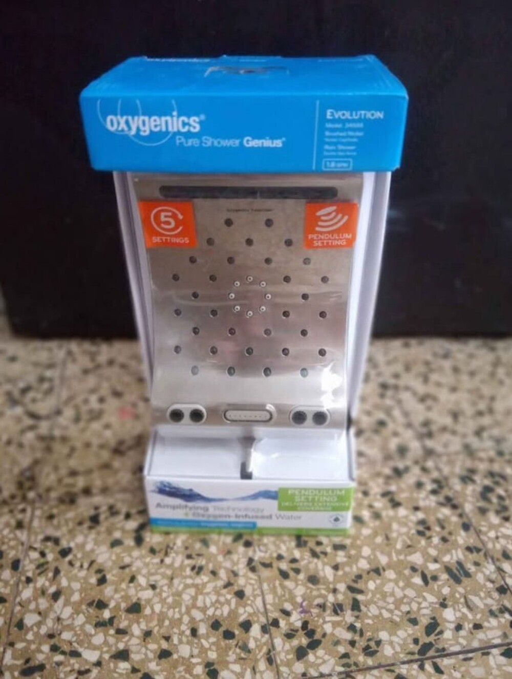 Evolution Shower Head - Blue
